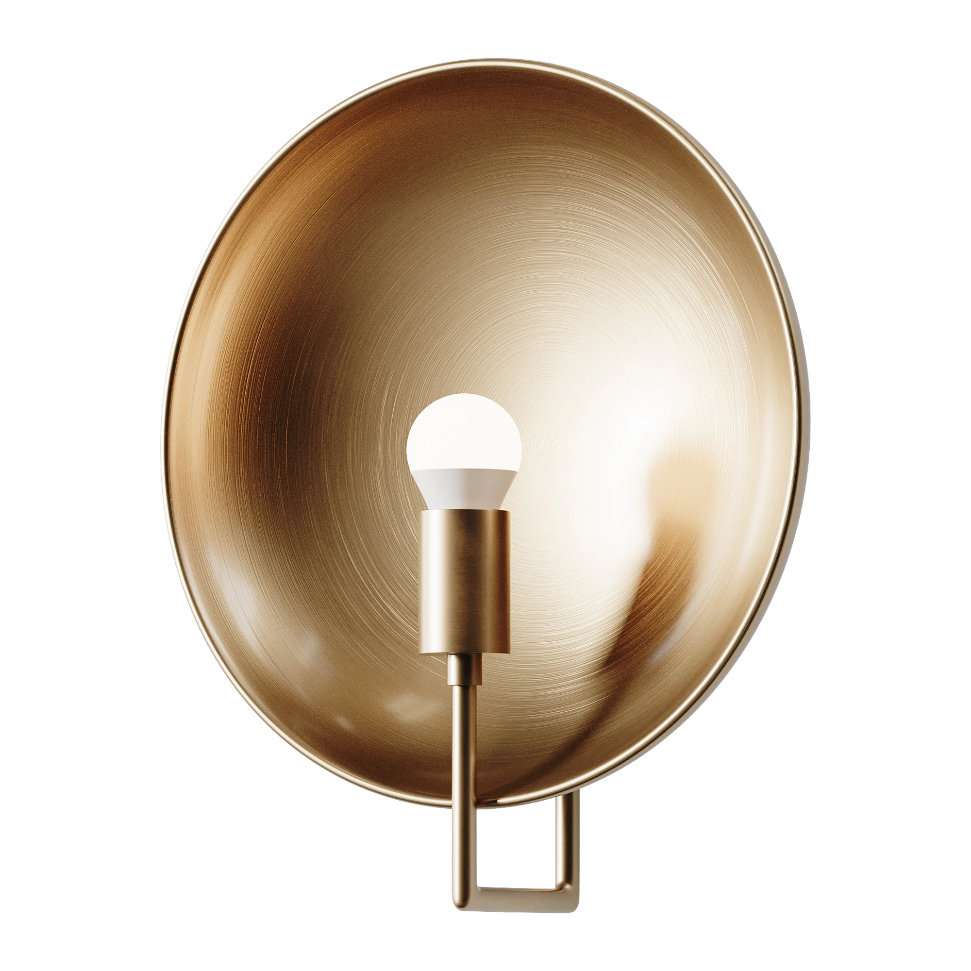 Exclusive Brass Wall light wall lamp 3D Model .c4d .max .obj .3ds .fbx .stl .blend
