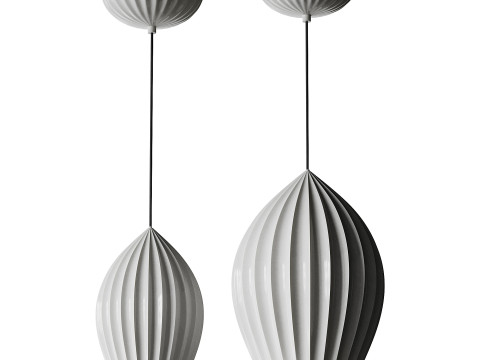 Fin Suspension light 3D 模型