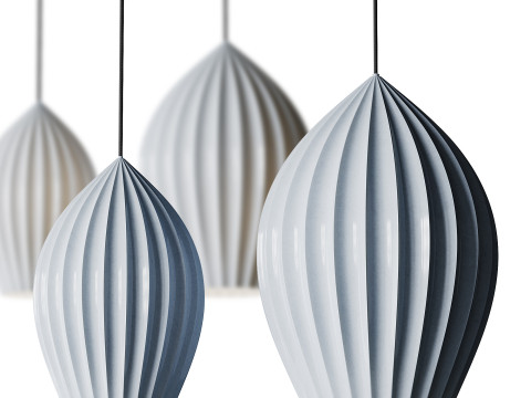 Fin Suspension light 3D 模型