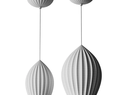 Fin Suspension light 3D Model