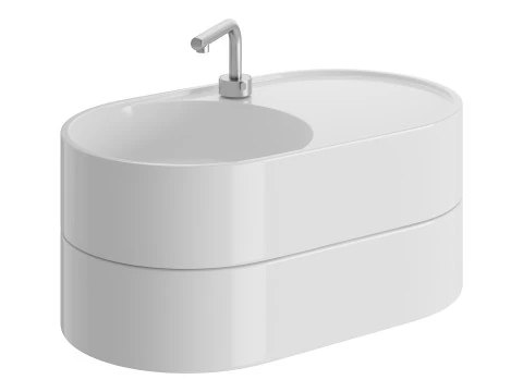 GALASSIA T65 Washbasin 3D Model