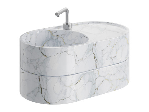 GALASSIA T65 Washbasin 3D 모델