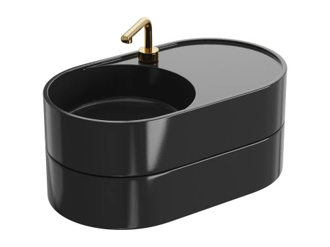 GALASSIA T65 Washbasin 3D Model