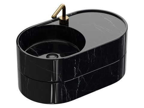 GALASSIA T65 Washbasin 3D 모델