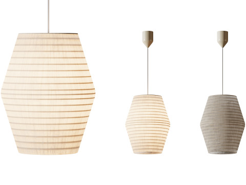 Gifu Lantern Pendant light 3D मॉडल