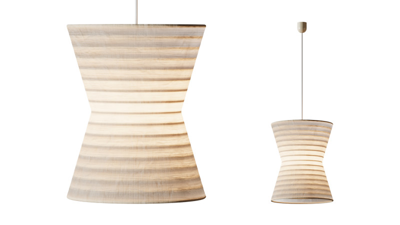 Gifu Lantern Pendant light 02 3D 모델 .c4d .max .obj .3ds .fbx .stl .blend 