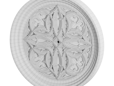 Gothic Window 01 3D 模型