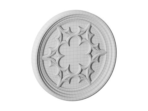Gothic Window 03 3D Model