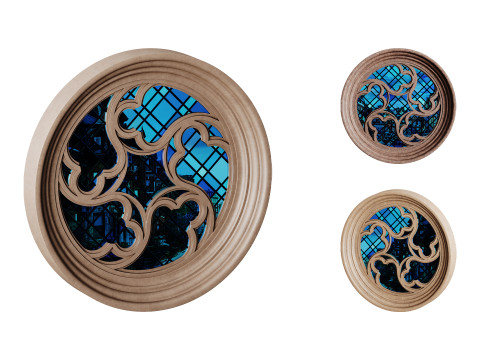 Gothic Window 04 Modèle 3D