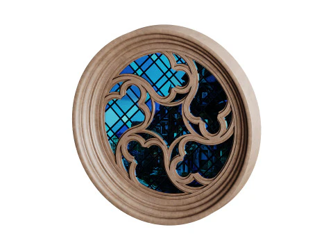 ゴシックウィンドウ04 3Dモデル