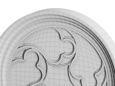 ゴシックウィンドウ04 3Dモデル