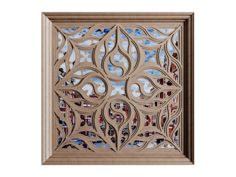 Gothic Window 05 3D 모델