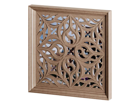 Jendela Gotik 05 Model 3D