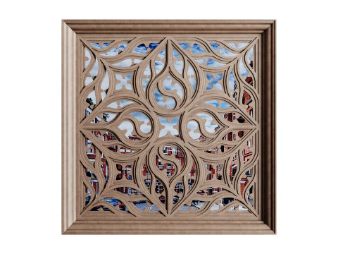 Jendela Gotik 05 Model 3D