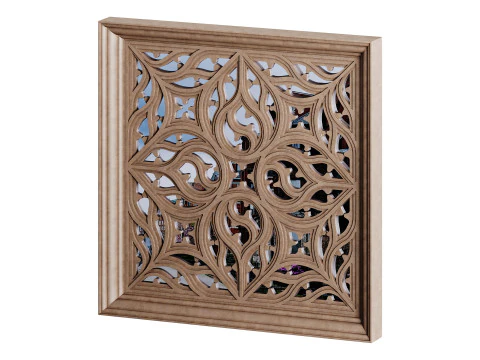 Jendela Gotik 05 Model 3D