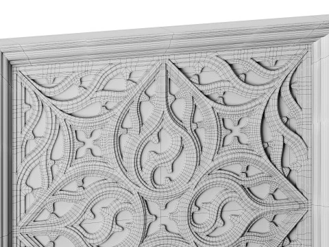 Jendela Gotik 05 Model 3D