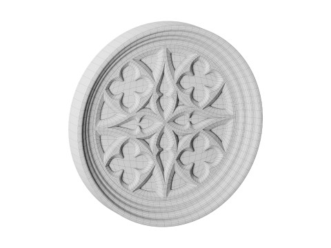 Gothic Window 06 Modelo 3D