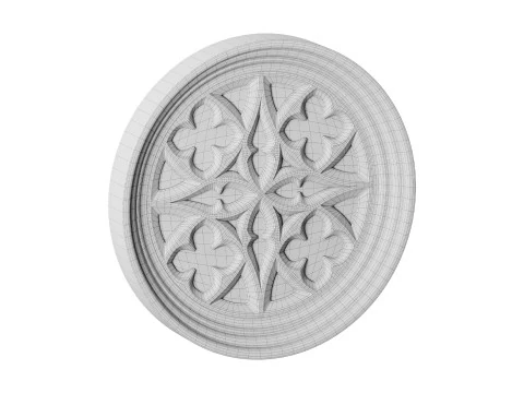 Gotik Pencere 06 3D Model