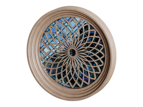 Gothic Window 07 3D Model