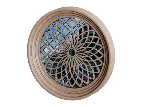 Gothic Window 07 3D Model