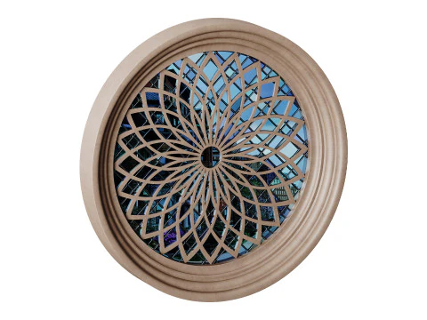 Gothic Window 07 3D Model