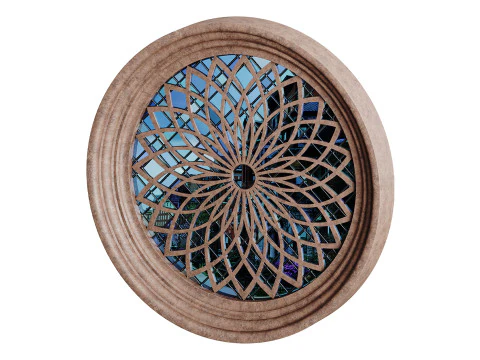 Gothic Window 07 3D Model