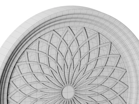 Gothic Window 07 3D Model