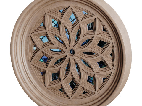 Gothic Window 08 Modelo 3D