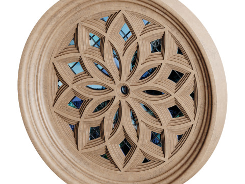 Gothic Window 08 Modelo 3D