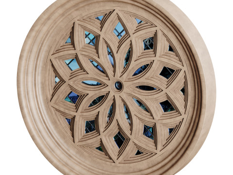 Gothic Window 08 Modelo 3D