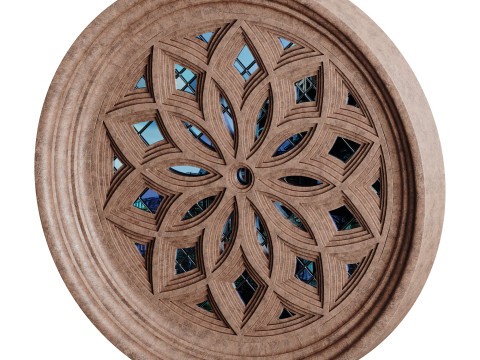 Gothic Window 08 Modelo 3D