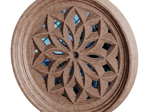 Gothic Window 08 3D Model