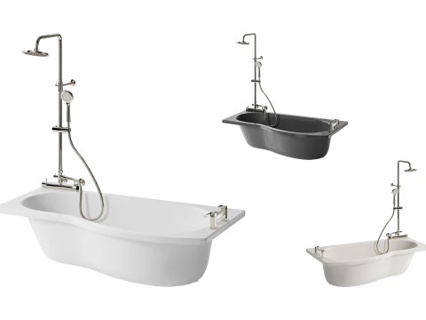 Badewanne 3D Modell