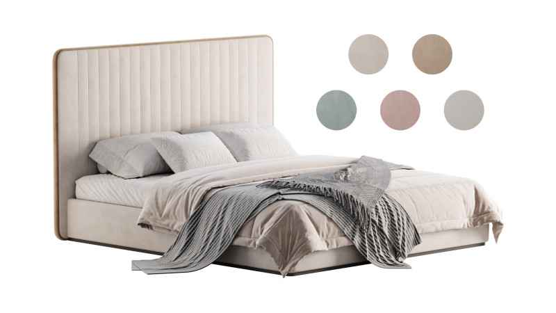 BED COMO Modello 3D .c4d .max .obj .3ds .fbx .stl .blend