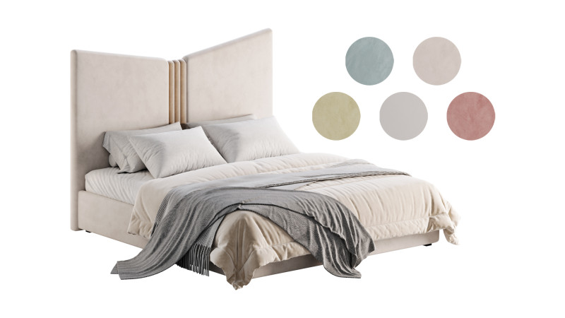 BED MILLEN 3D 모델 .c4d .max .obj .3ds .fbx .stl .blend 