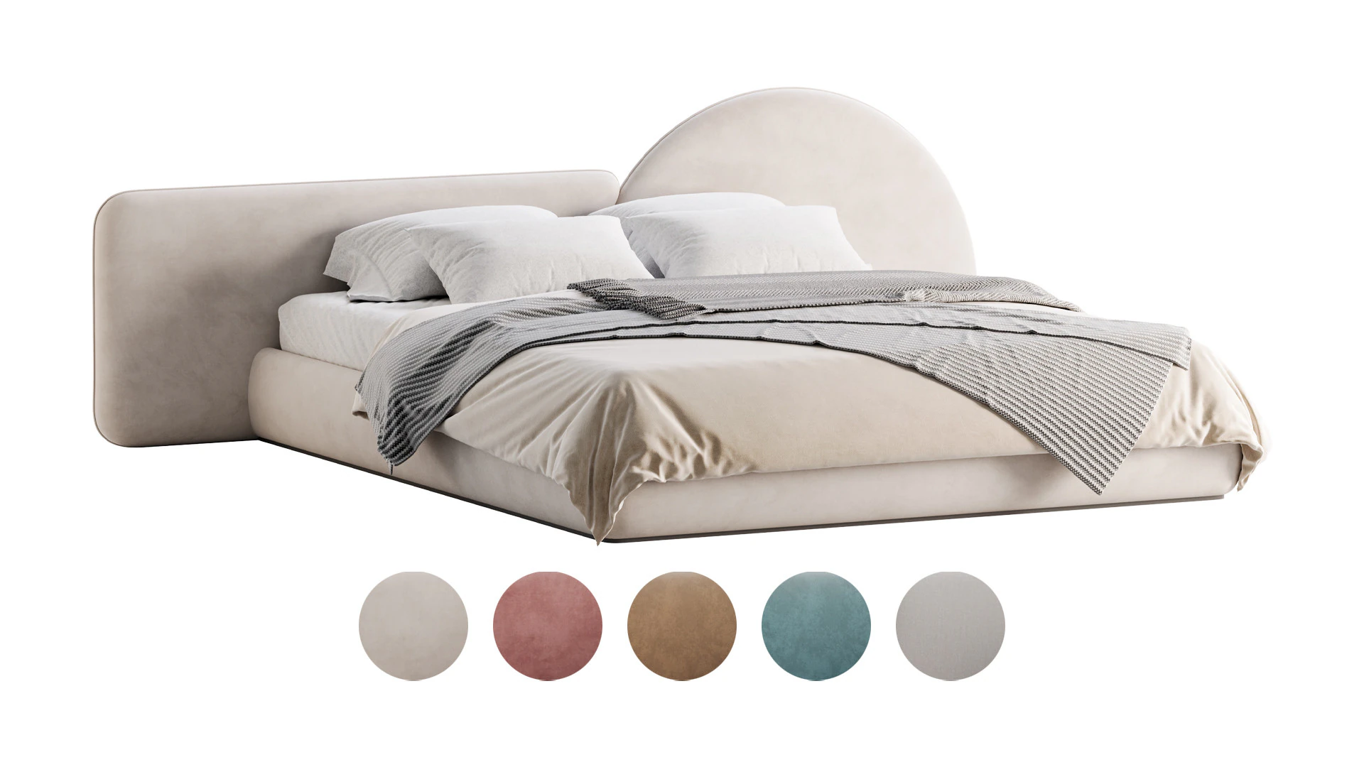 Bed Planet 3D Model .c4d .max .obj .3ds .fbx .stl .blend 
