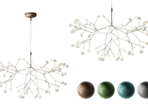 Heracleum III Suspended Suspension Light Modelo 3D