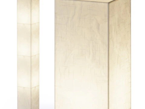 Japanese Floor Lamp 3D Model