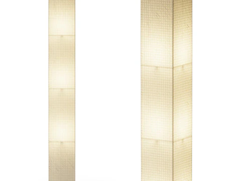 Japanese Floor Lamp 3D Model