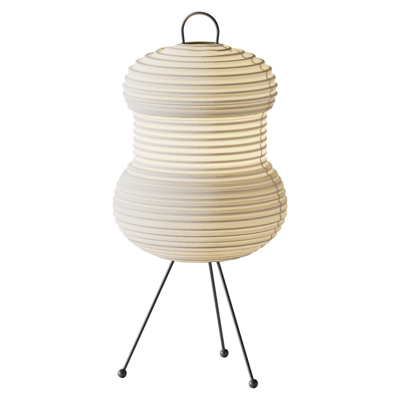 Japanese Noguchi Inspired Table Lamp 3D 模型 .c4d .max .obj .3ds .fbx .stl .blend