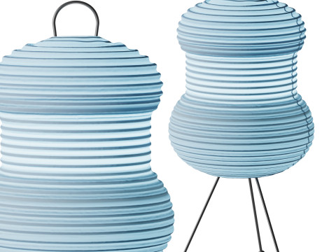 Japanese Noguchi Inspired Table Lamp 3D 模型