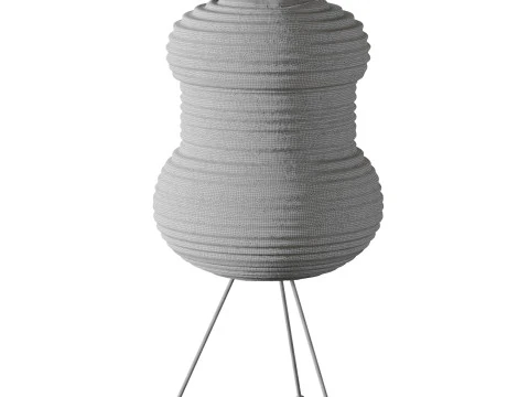 Candeeiro de mesa inspirado em Noguchi japon&ecirc;s Modelo 3D