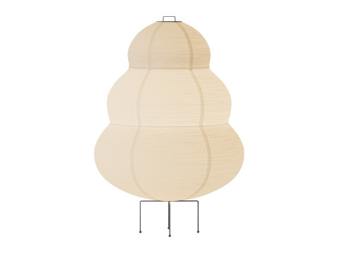 Japanese Paper Floor Lamp Model 3D