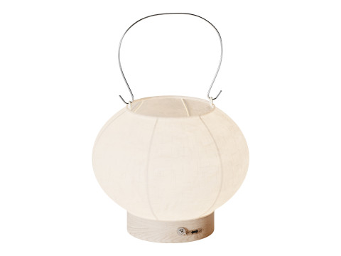 Japanese Paper Lantern Light 3D Model