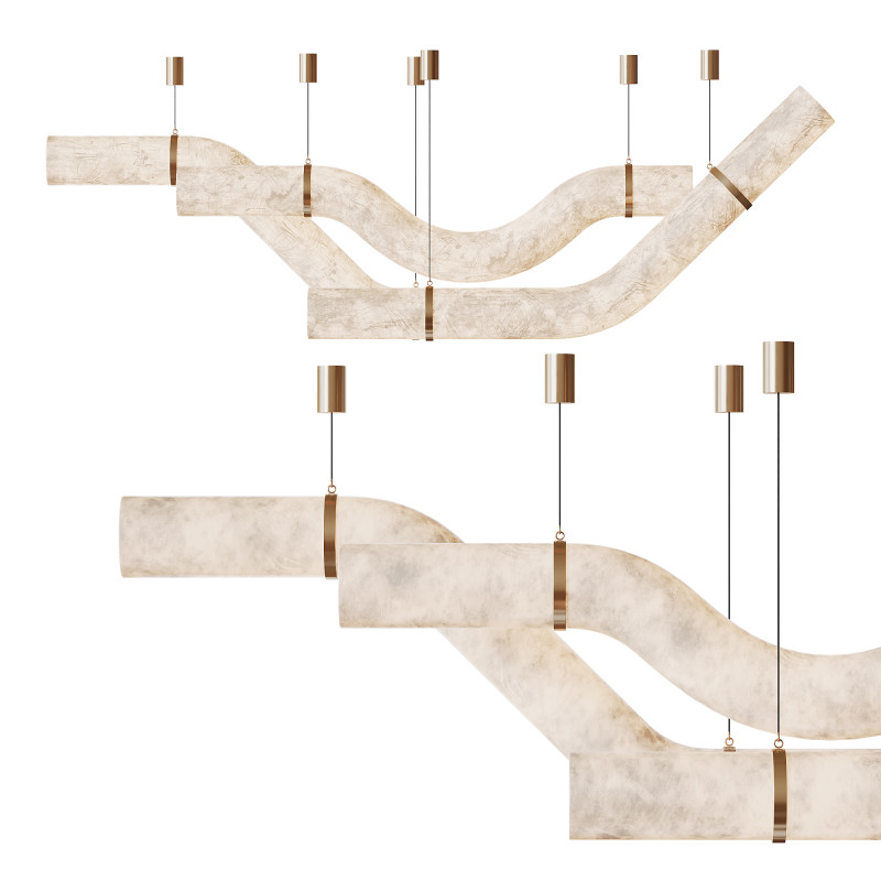 Heracleum III Suspended Suspension Light 3Dモデル .c4d .max .obj .3ds .fbx .stl .blend