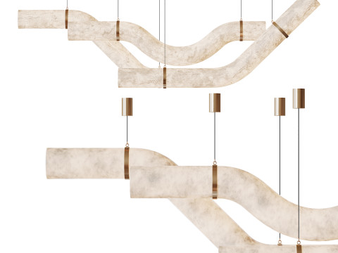 Heracleum III Suspended Suspension Light 3D Модель