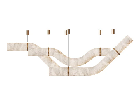 Heracleum III Suspended Suspension Light 3D Model
