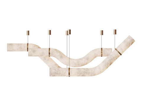 Heracleum III Suspended Suspension Light 3D Model