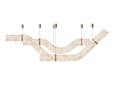 Heracleum III Suspended Suspension Light 3D Model