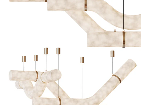Heracleum III Suspended Suspension Light 3D Model